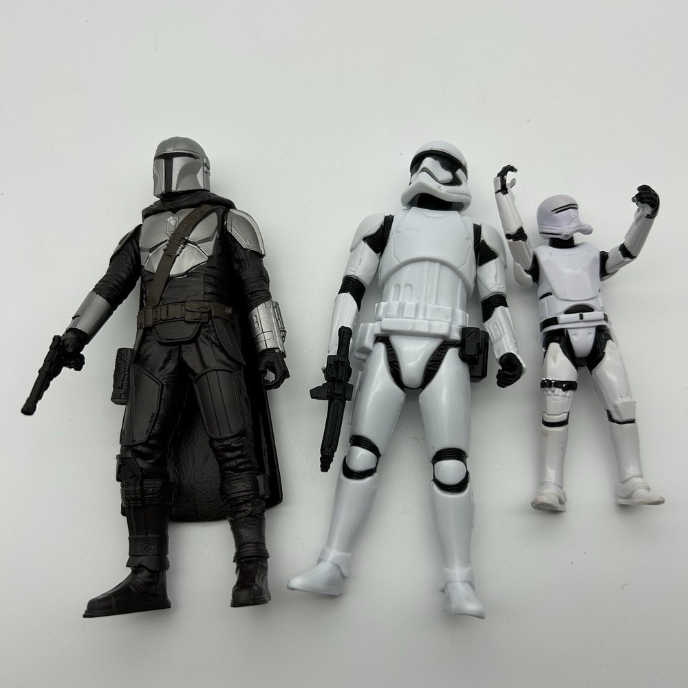 Star Wars The Mandalorian Action Figure 6 inches Hasbro And 2 more Star Wars fig